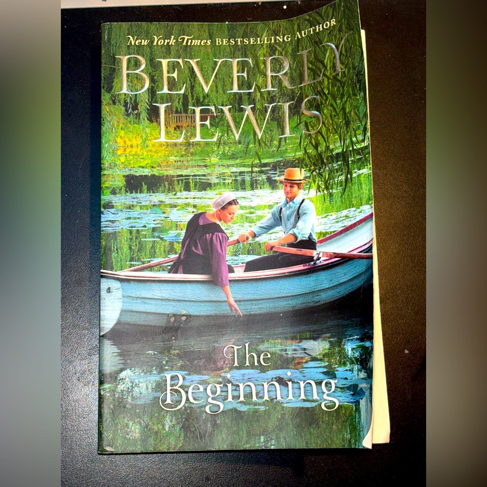 THE BEGINNING by Beverly Lewis - paperback book EUC